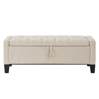 Repose-pieds rembourré de style moderne Mid-Century l 45 po