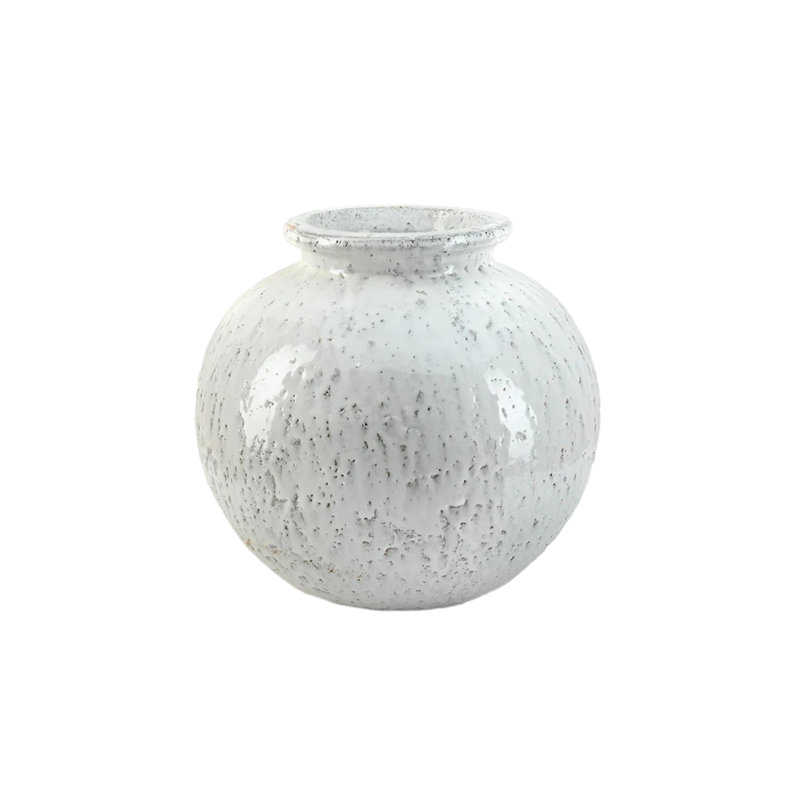 Vase en céramique vieilli Ivy Bronx Elara