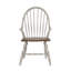 Chaise avec accoudoirs à dossier Windsor en bois massif Country Grove