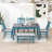 Antanea 6 - Person Four Leg Dining Set-233322972-233322971-233322970