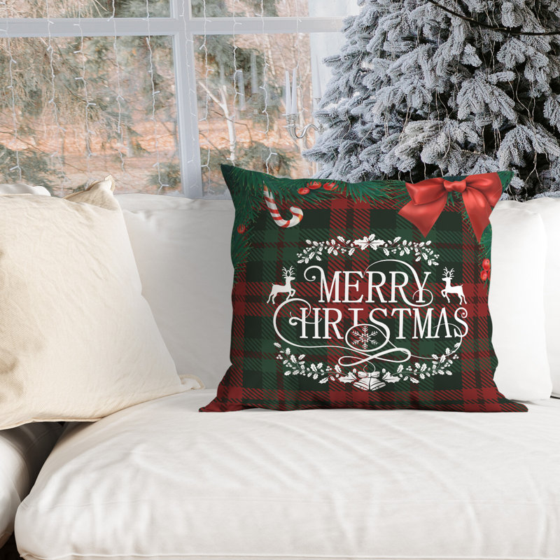 Outdoor Reversible Throw Pillow, 16" x 16"