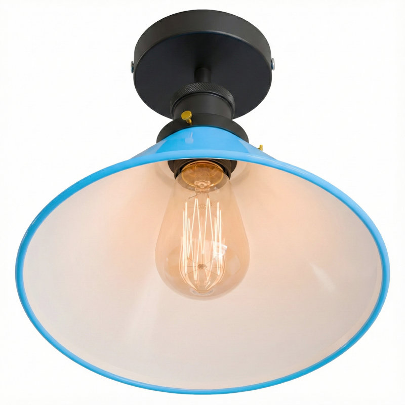 Langleyville Flush Mount, Blue