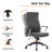 Hilton High-Back Ergonomic Faux Leather Executive Office Chair with Padded Arms, Swivel Base & Tilt Lock – Modern Adjustable Desk Chair for Home Office or Conference Room-1252281246