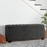 Darby Home Co Erik Polyester Upholstered Storage Bench & Reviews | Wayfair