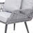 4 - Person Patio Wicker Conversation Sets With Gray Cushions