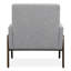 Fauteuil en polyester capitonné l 29 po Damion-868518286