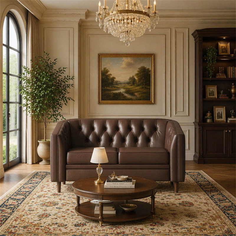 LOVESEAT, Marron foncé