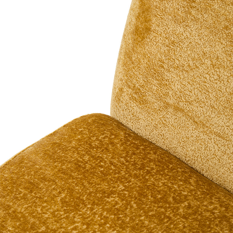 Upholstered Swivel Accent Chair, Yellow