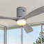 Ventilateur de plafond 52 pouces avec lumières 3 pales en bois massif avec moteur réversible silencieux et télécommande-247328818-247328814