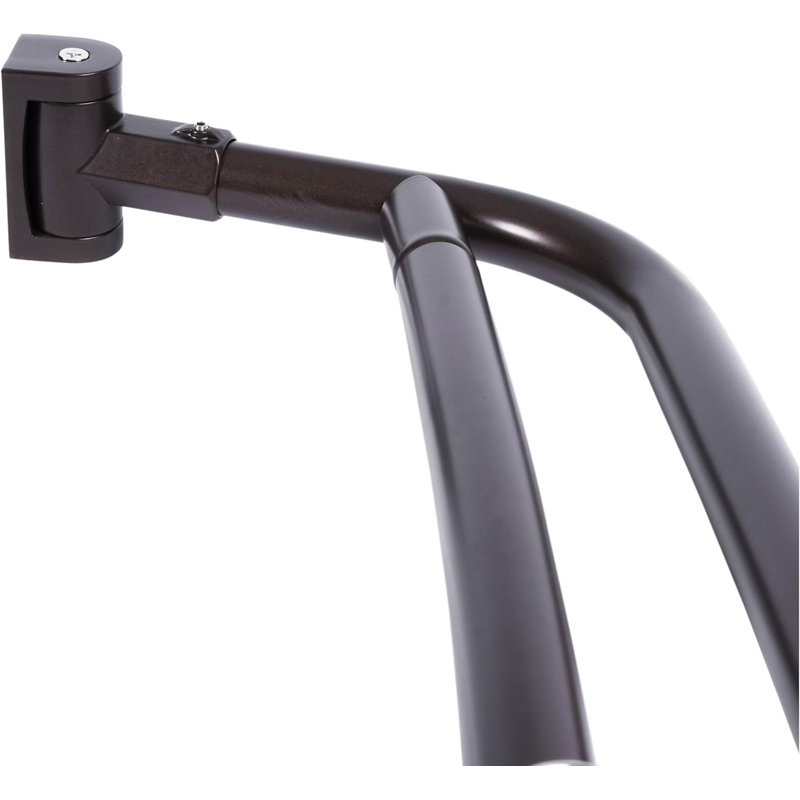 70'' Oil Rubbed Bronze Double Curved Shower Curtain Rod