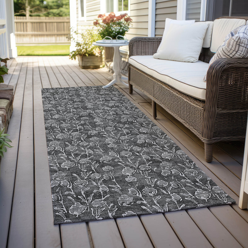 Tapis intérieur / extérieur Dejae, Tapis de couloir 2 pi 3 po x 7 pi 6 po