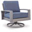 Chaise longue pivotante avec coussin Cogswell