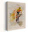 «Dynamic Cycling France Map», reproduction d'art murale rétro classique-129717376