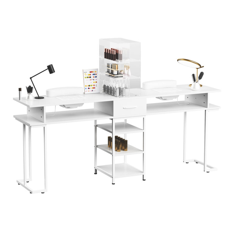 Collecteur de poussière en bois, Blanc