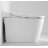 Basic Smart Toilet Tankless Auto-Open Flushing Foot Sensor Soft Closing Seat White (No Bidet Function)