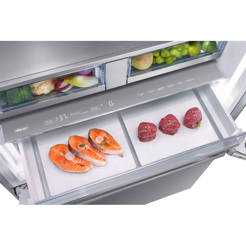 36" Built-In French Door Refrigerator, Panel Ready 