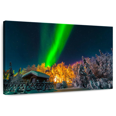 Alvord Wintry Lapland Northern Lights