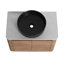 Meuble-lavabo mural 42 po avec lavabo d'art et tablette de rangement Frank-123844605