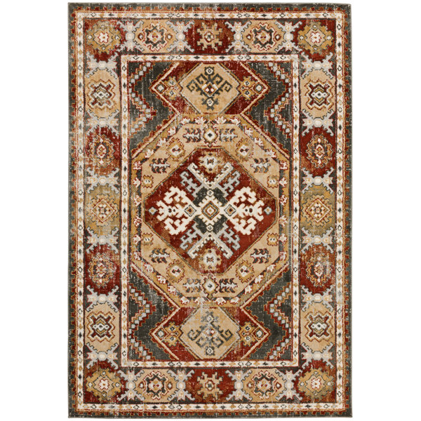 Bungalow Rose Raffles Oriental Indoor Rug | Wayfair