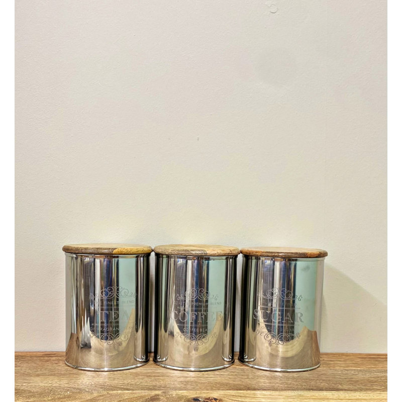Metal Jar - Set of 3