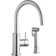 Allure Single Handle Kitchen Faucet with Lever and Side Spray
