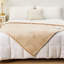 Couverture chauffante en flanelle et en peau d'agneau-117096853-117096856