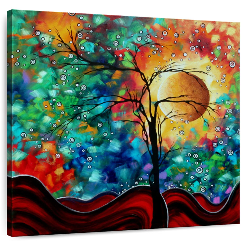Harnek Bursting Forth, 39" H x 39" W