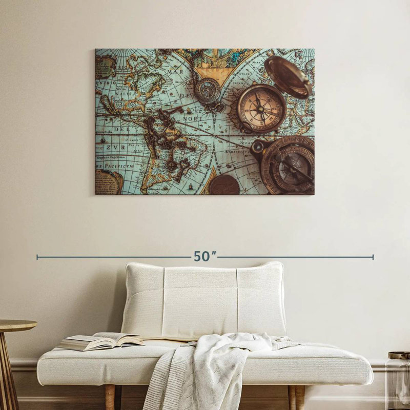 Aletra Maps, 26" H x 39" W