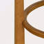 Tabouret de bar d'intérieur à dossier bas en bois, finition noyer et revêtement, ensemble de 2-118100636