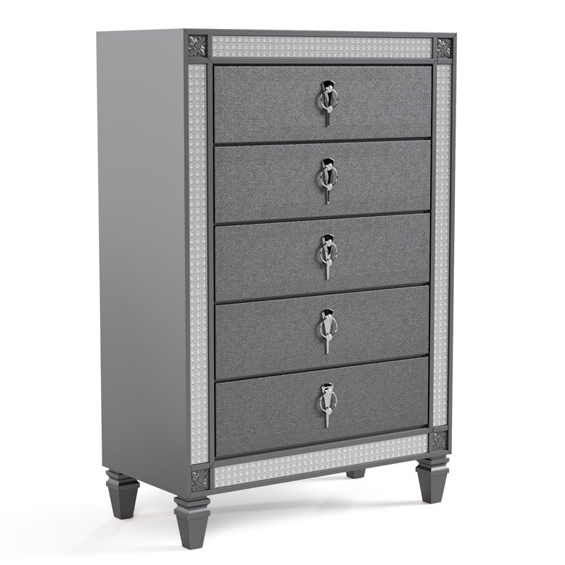 Commode 5 tiroirs Mukadder