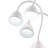 OttLite Mood LED Desk Lamp with Color Changing Base USB, Touch Activated Controls, Flexible Neck