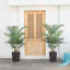 Adcock UV Resistant Artificial Palm Tree, Faux Palm Tree with Decorative Base for Indoor Outdoor-200411184-200411213