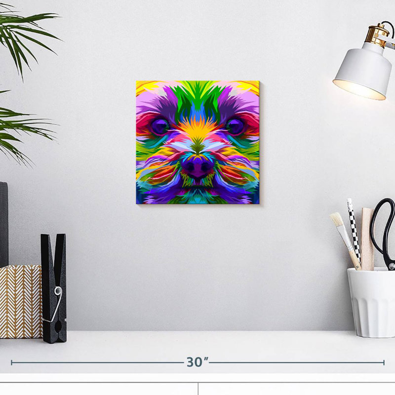 Yorkshire coloré Brampt, H 10 pi x l 10 pi