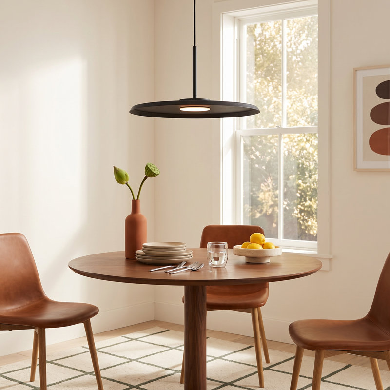 Ceri 1 - Light LED Geometric Pendant, Black