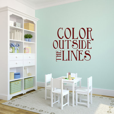 Text & Numbers Non-Wall Damaging Wall Decal