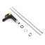 Robinet pour salle de bain à fixation sur comptoir à poignée simple à fixation sur comptoir avec cartouche et aérateur en céramique Summerain-98229984