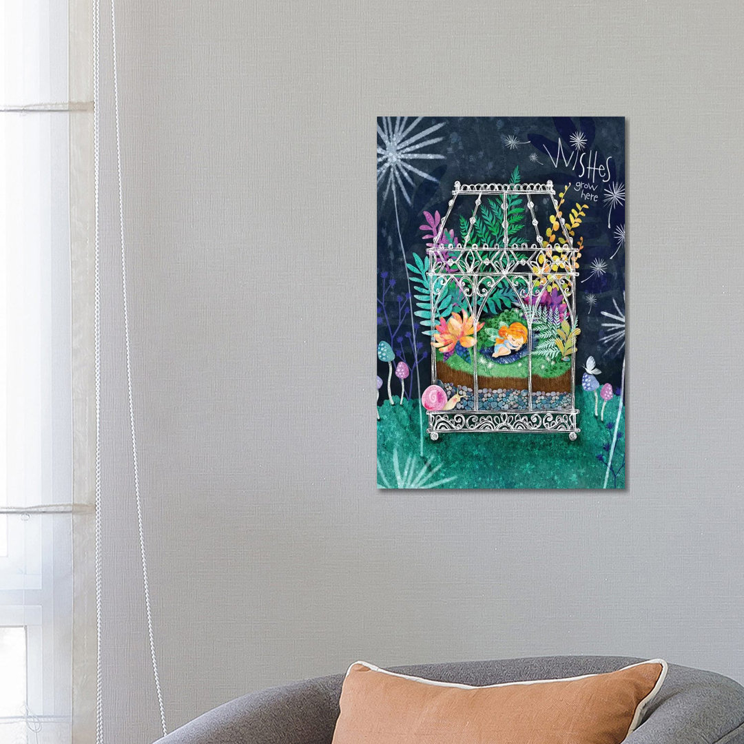 Wishes Terrarium von Stephanie Corfee - Galerie-verpackte Leinwand Giclée