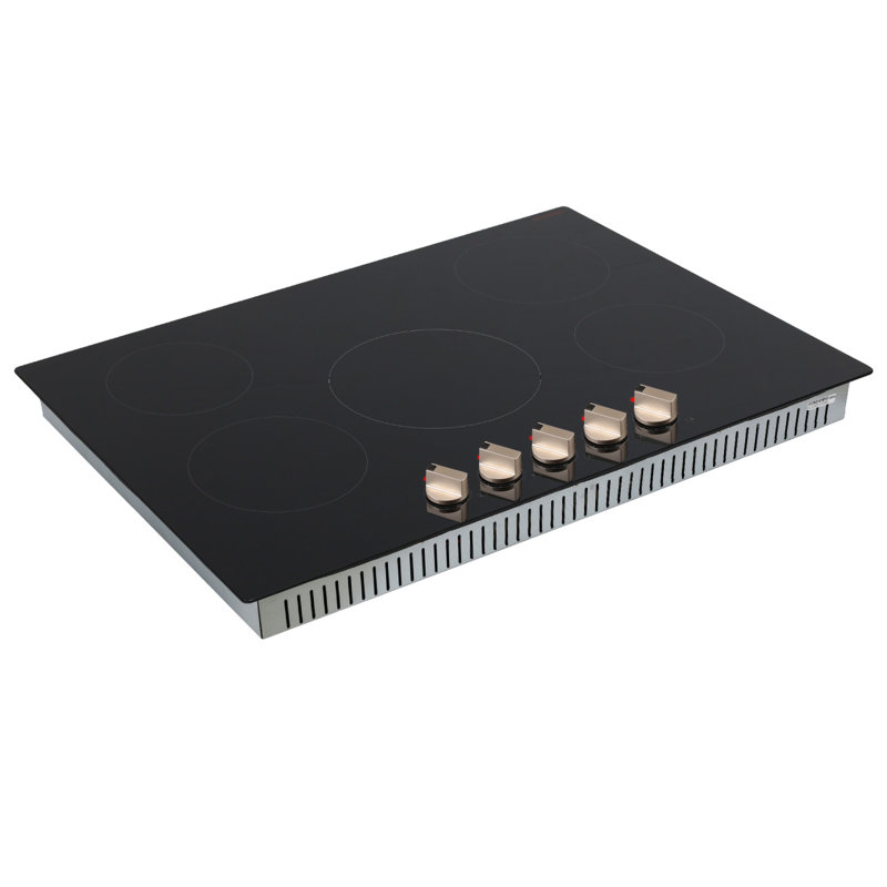 Commande de brûleur de comptoir électrique à 5 brûleurs 9200W