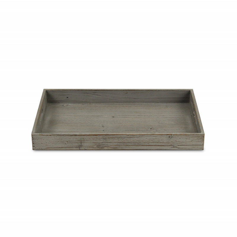 Plateau en bois minimaliste, Gris