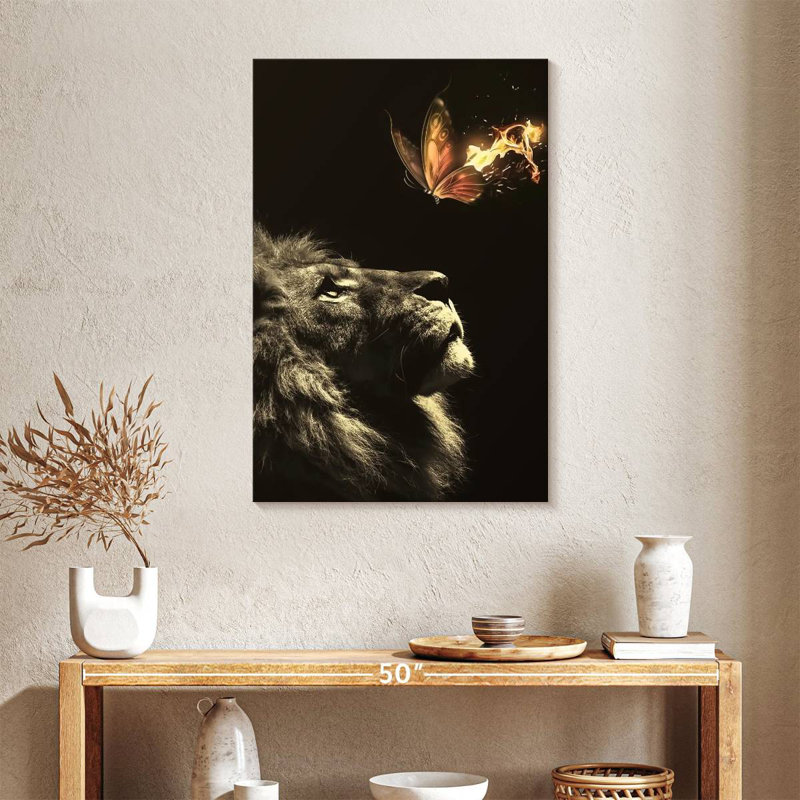 Brampt Lion Butterfly, 36" H x 24" W