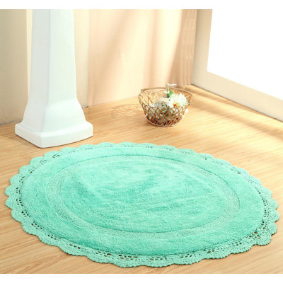 Wingert Cotton Non-Slip Bath Rug