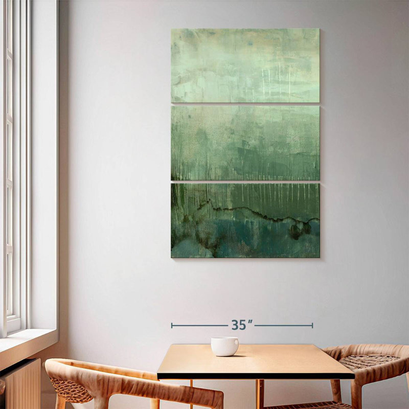 Emerald Sky I, 65" H x 42" W