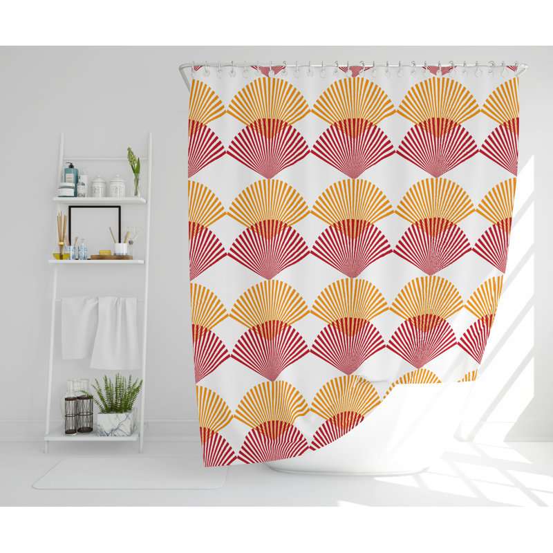 Rylie Polyester Shower Curtain, 168cm H x 168cm W