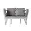 Chaise longue d'extérieur convertible avec coussin-1040393569