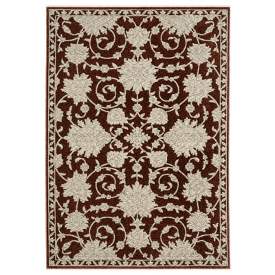 Tapis rouille / beige Elimelech