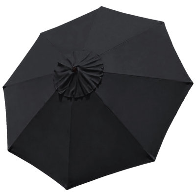 Housse pour parasol de terrasse en tissu 8 pièces Caeleb