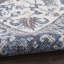 Polyester floral lavable à la machine / coton ivoire / bleu marine-100095072
