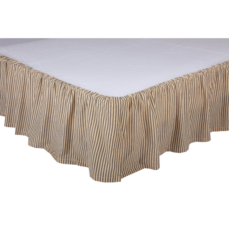Jupe de lit Sawyer Mill, Simple, Gris anthracite