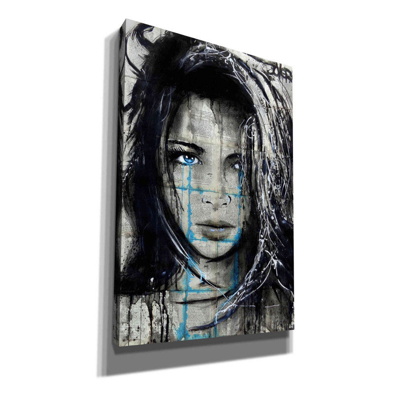 «Somedays2» par Loui Jover, art mural sur toile, H 60 po x l 40po x P 1,5 po