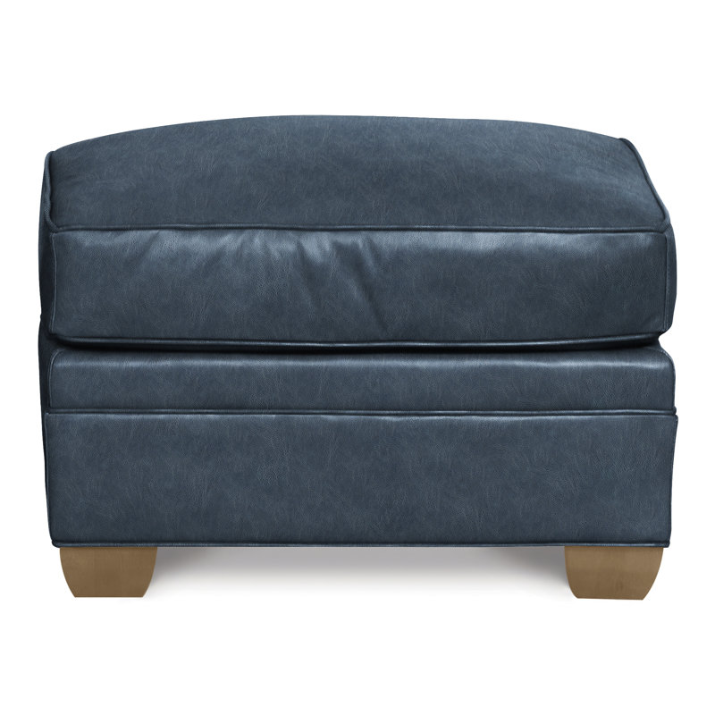 Repose-pieds American Bungalow 28 "Hillcrest, Hampton, Cuir véritable Saloon